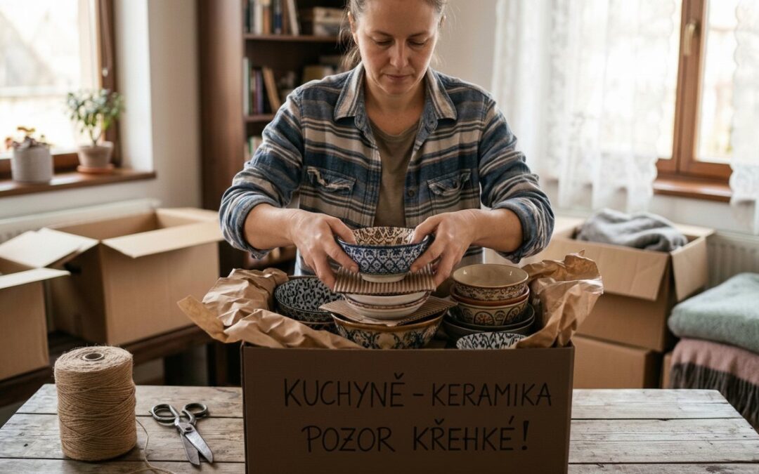 Jak zabalit nádobí při stěhování, aby se nepoškodilo?