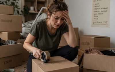 Stěhování jako tichý spouštěč úzkosti. Proč nás trápí víc, než si přiznáváme a jak to zvládnout?